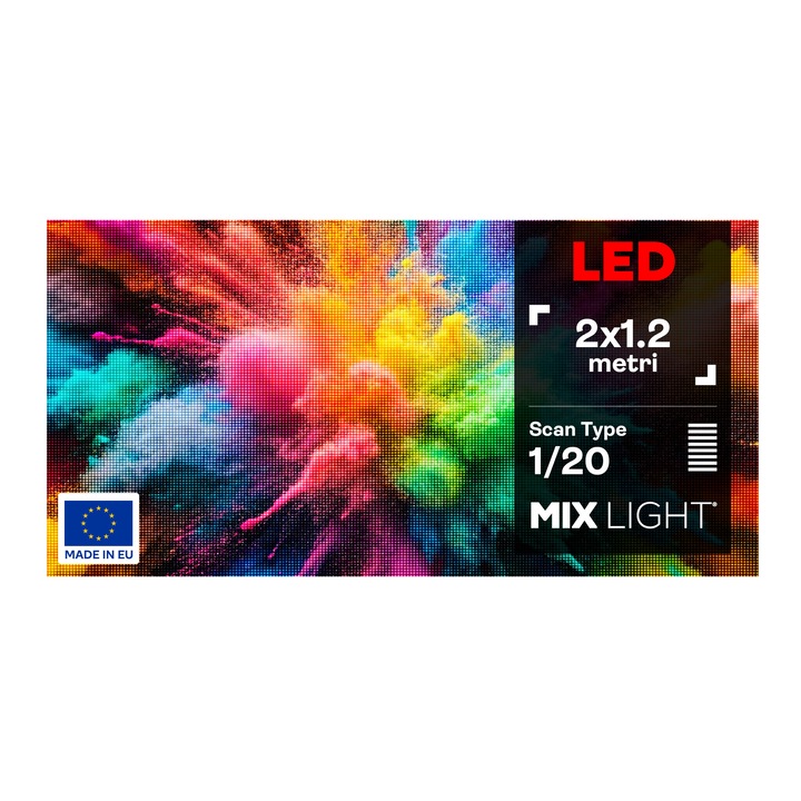 Ecran LED 2m x 1m Interior P4