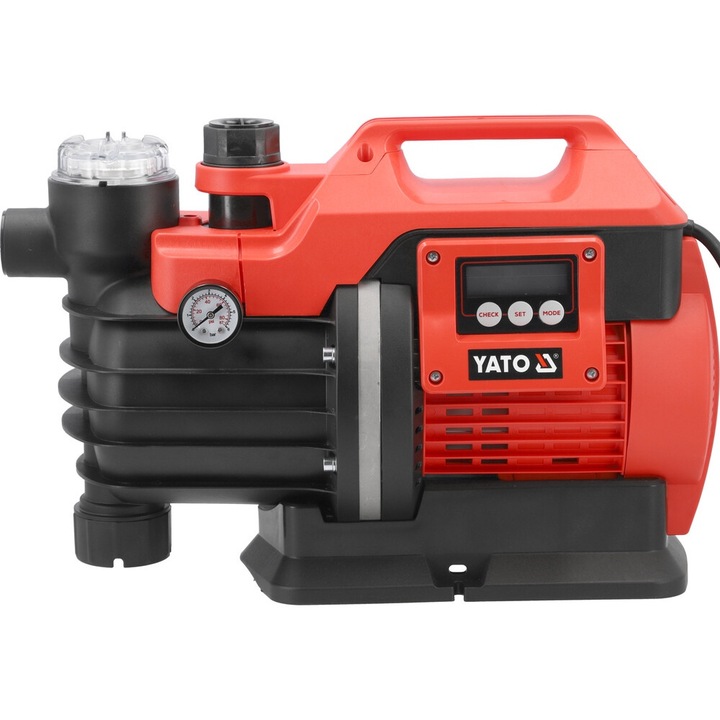 YATO Hidrofor electronic cu filtru 1300 W, 5 bar, 53 m, 83.3 l/min, carcasa plastic, monofazat