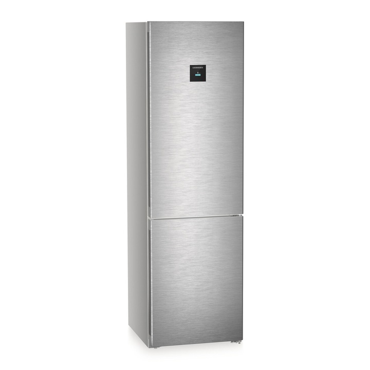 Frigider cu congelator Liebherr, 360l, NoFrost, DuoCooling, 201.5cm, inox