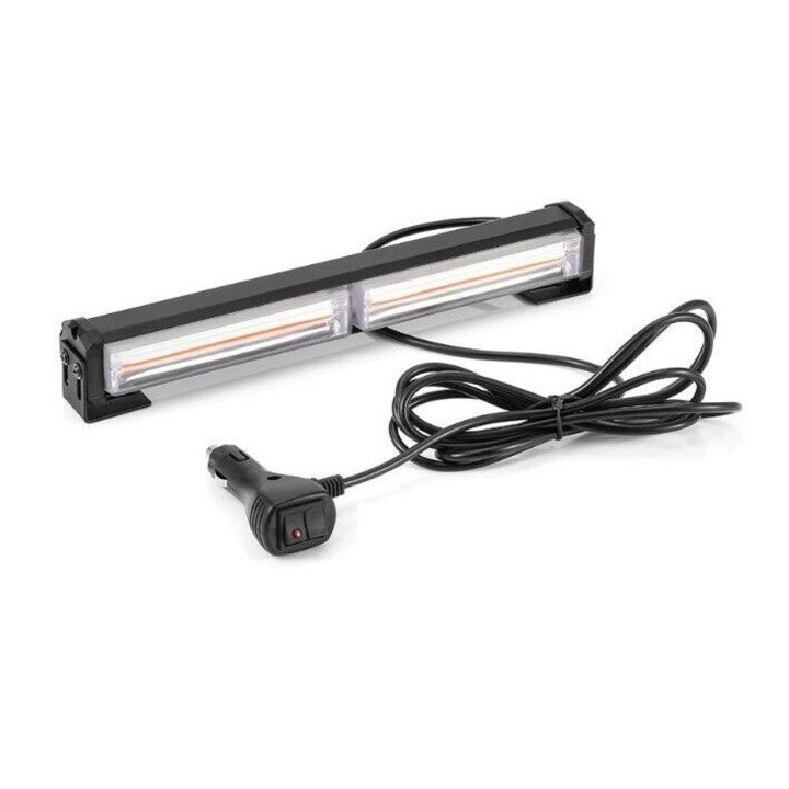 Bara stroboscopica Girofar LED, 30cm, 12-24V, 36W