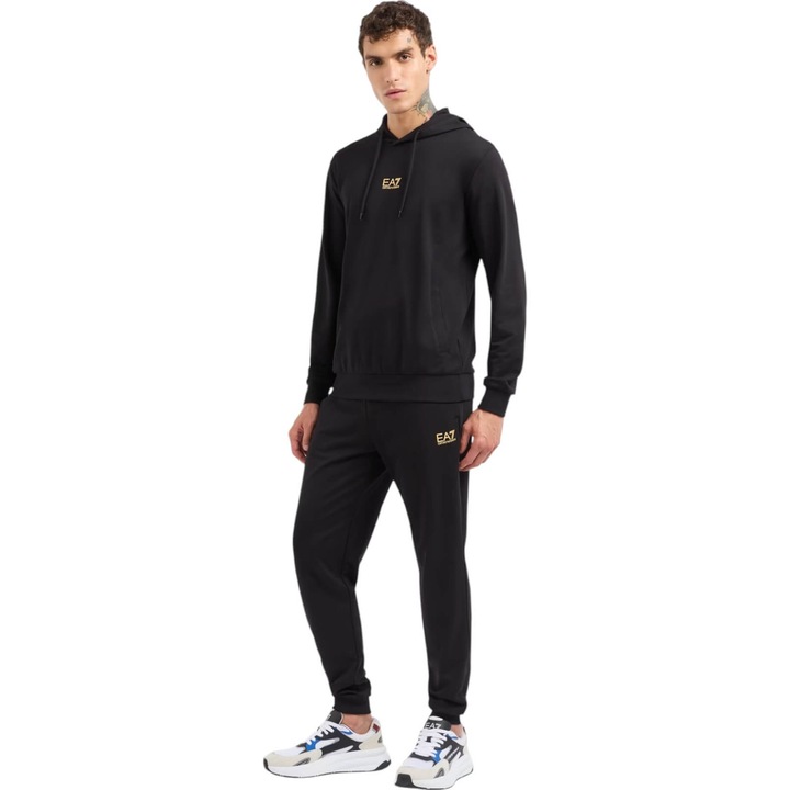 Trening Emporio Armani EA7 Train Core Id PO Hood 38812, Negru