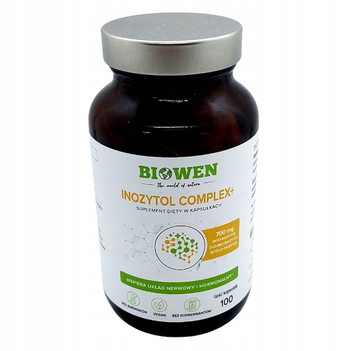 Supliment alimentar, Biowen, Complex Inositol+, capsule, vitamina B6