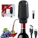Aerator electric, Decantor de vin rosu, Pompa de vid pentru sticla de vin, pentru Vin, Whisky, Lichior, Reincarcabil USB,WANDAVICTA®, cu dop silicon pentru sticla de vin, Negru