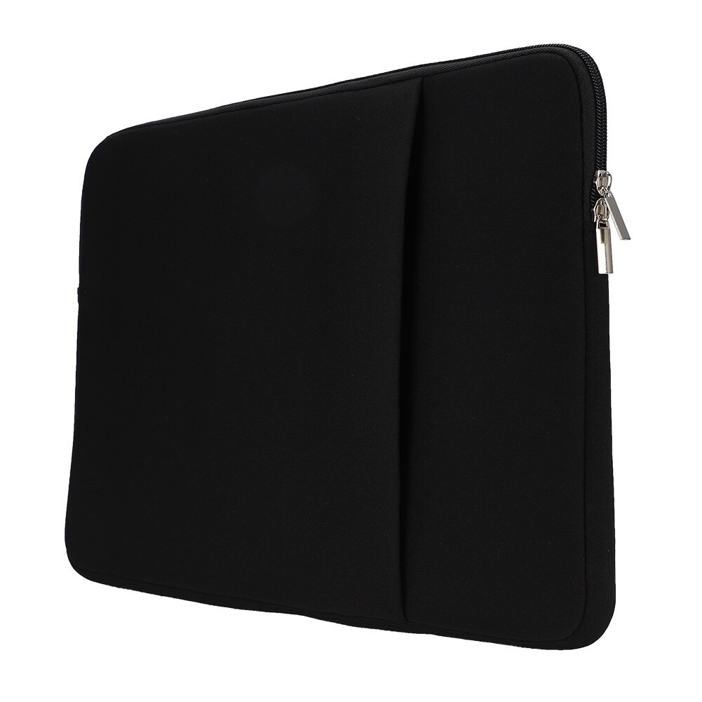 Geanta pentru laptop 15.6 inch, Peysaitr, material T Cloth + spuma de memorie, neagra, ultra subtire
