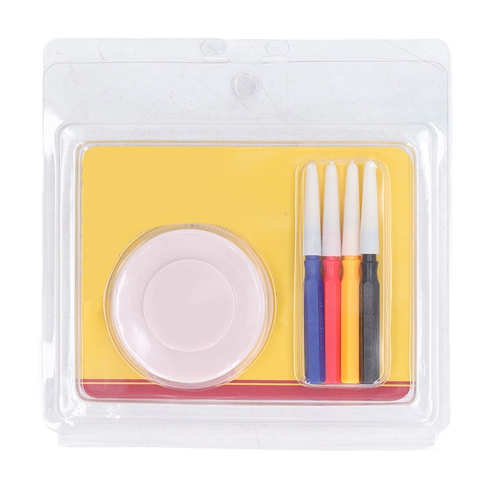 Jormftte óra kenőanyag szerszámkészlet, műanyag, többszínű