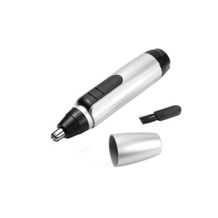 Trimmer pentru nas si urechi, design modern, 13x3cm, set cu perie de curatare