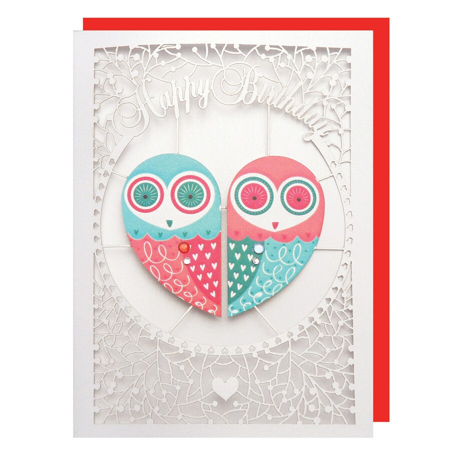 Felicitare - Happiness 2 Owls