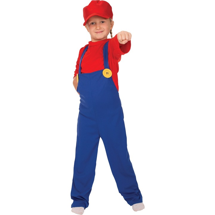 Costum Super Mario 8-10ani/ 140cm