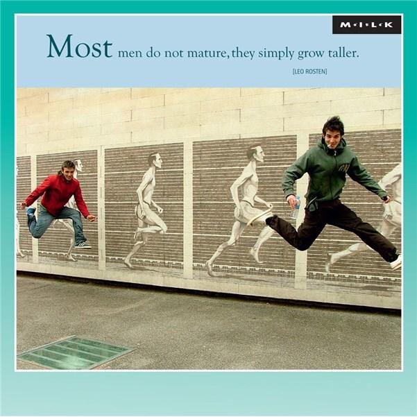 Felicitare Most Men Do Not Mature