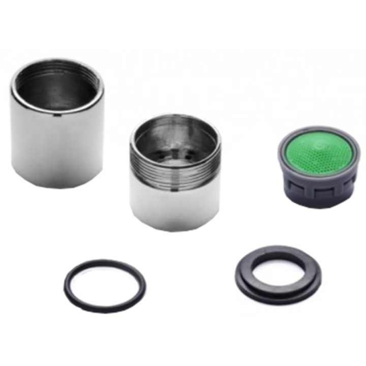 Filtru So Wash (perlator + aerator) necesar cuplarii la orice robinet a dusului bucal So Wash, metalic