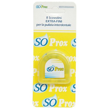 Set 8 periute interdentare So Wash, Extra Fine 2 mm, conectare prin intermediul manerului la toate modelele dus bucal So Wash, Albastru Set 8 periute interdentare So Wash, Extra Fine 2 mm, conectare prin intermediul manerului la toate modelele dus bucal So Wash, Albastru