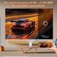 Smart M300 MAX hordozható videóprojektor, 9000 lumen, 260 ANSI, 4K Ultra HD támogatás, Android TV 14, automatikus képkorrekció, Wi-Fi 2,4/5 GHz, Bluetooth 5.0, beépített hangszóró, 1028 előre telepített játék, 2 vezeték nélküli joystick, Képernyőtükrözés