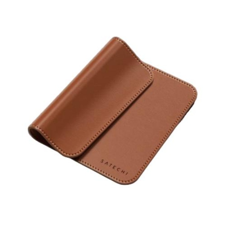 Mousepad Satechi, piele vegana, rezistent la apa, 30x25cm, mero