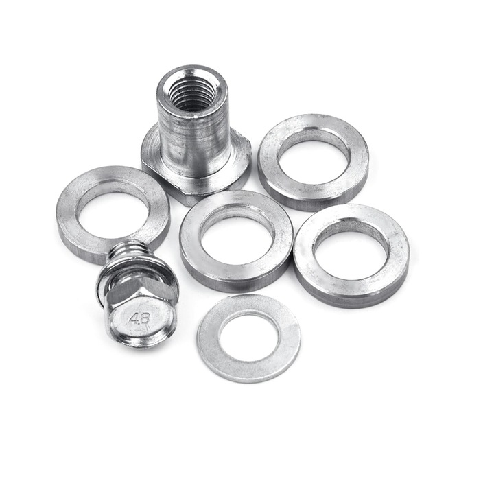 Adaptor M14 pentru polizor unghiular, cap de conversie, flansa, piulita, masina de canelat cu sloturi variabile