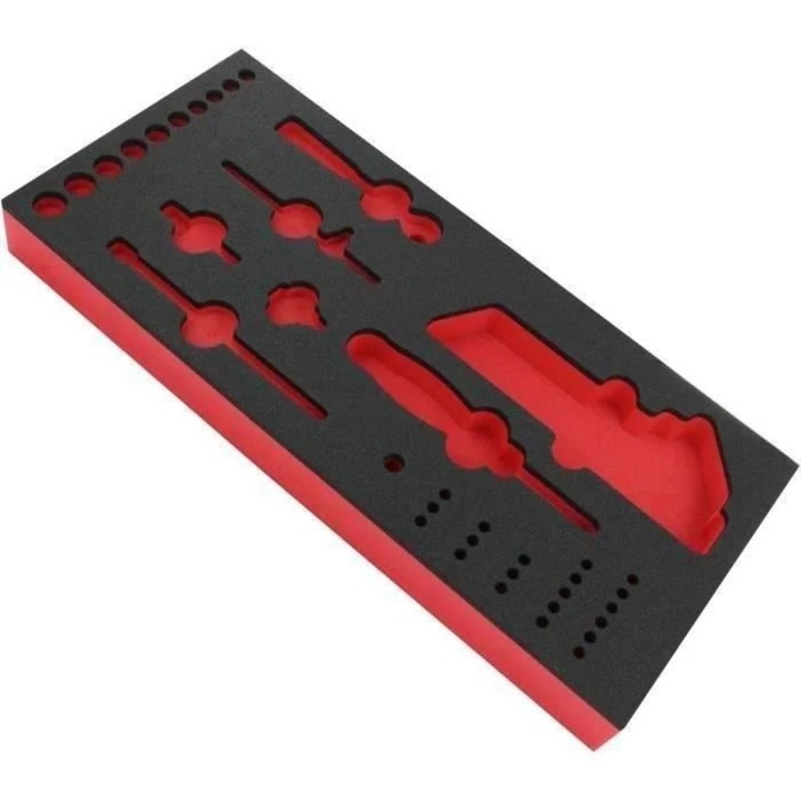 Дунапренена тава за модул MODM.R1A, FACOM, черен/червен