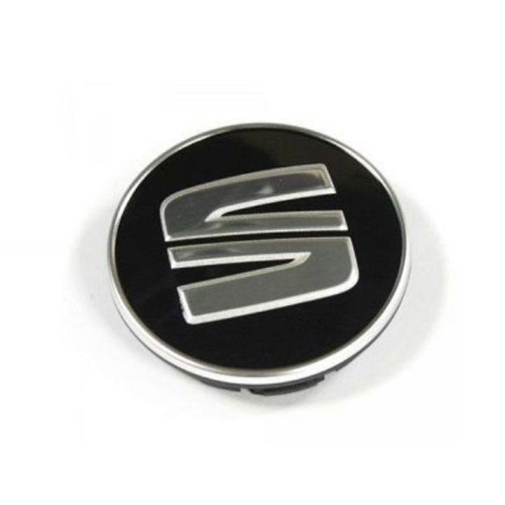 Capac Janta Seat 56mm Negru Argintiu