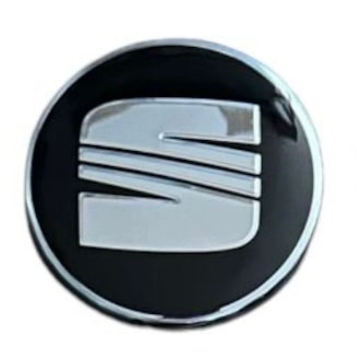 Калъф за джанта на седалката 63 мм черно сребристо