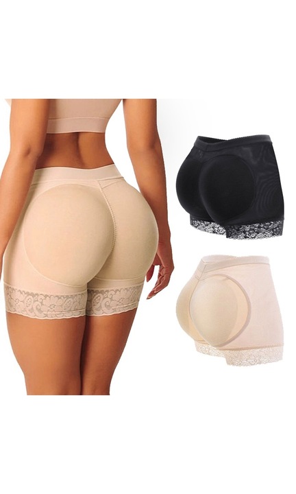 Push-up bugyi, Coolmango, puha és légáteresztő, bármilyen alkalomra alkalmas, kiemeli a formádat, bézs színű, 1 db - Panties, XL
