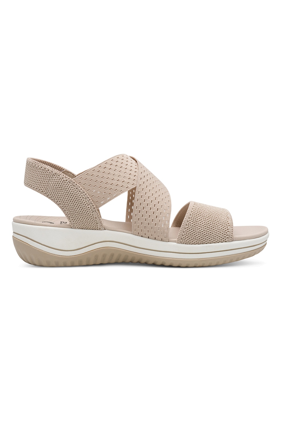 Tamaris Comfort, Sandale cu barete incrucisate, Bej deschis, 39