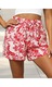 Női rövidnadrág - fehér-piros OZONEE O/YH77939 XL/XXL