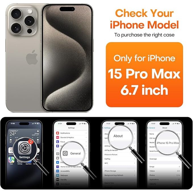 Husa piele pentru iphone 15 Pro Max, MingZhi®, Silicon Leather Case, interior microfibra, Compatibil cu husa cu suport cu inel magnetic MagSafe cu protectie completa pentru camera, neagra