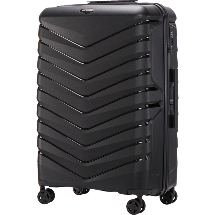 Troler Mare Wings Phoenix 75.5x50x30 cm Polipropilen Negru