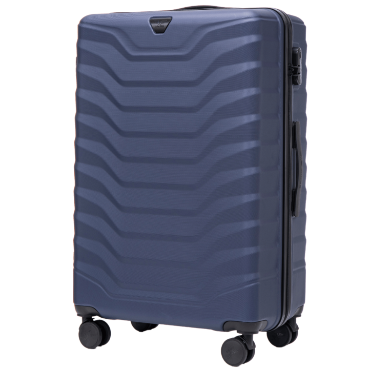 Troler Mare Wings Peafowl 75,5x48x30cm ABS+ Albastru