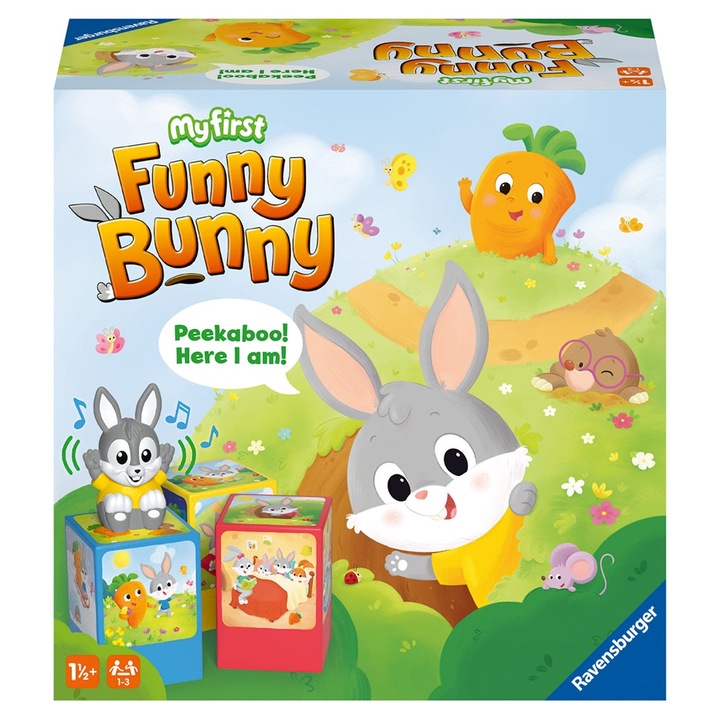 My first Funny Bunny Ravensburger, настолна игра за деца от 18 месеца