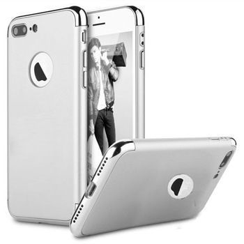 Husa telefon Iphone 7 Plus ofera protectie 3in1 Ultrasubtire - Silver Matte Husa telefon Iphone 7 Plus ofera protectie 3in1 Ultrasubtire - Silver Matte