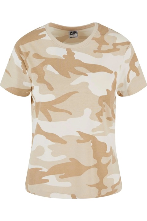 Urban Classics női póló, sima homokos Camo 3XL INTL