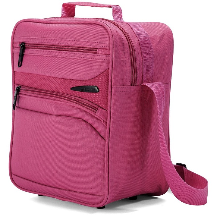 Benzi BZ 5762 válltáska, poliészter, rózsaszín