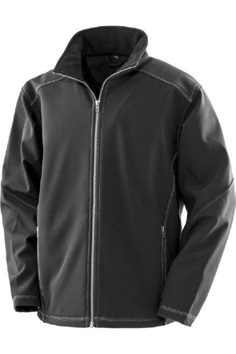 Result férfi softshell dzseki, fekete, Fekete