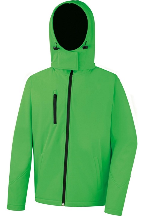 Eredmény Férfi kabát, élénkzöld/fekete, Neonzöld