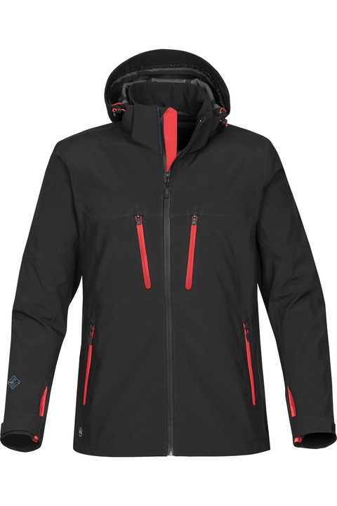 Мъжко яке Stormtech Patrol Soft Shell, черно/ярко червено S INTL