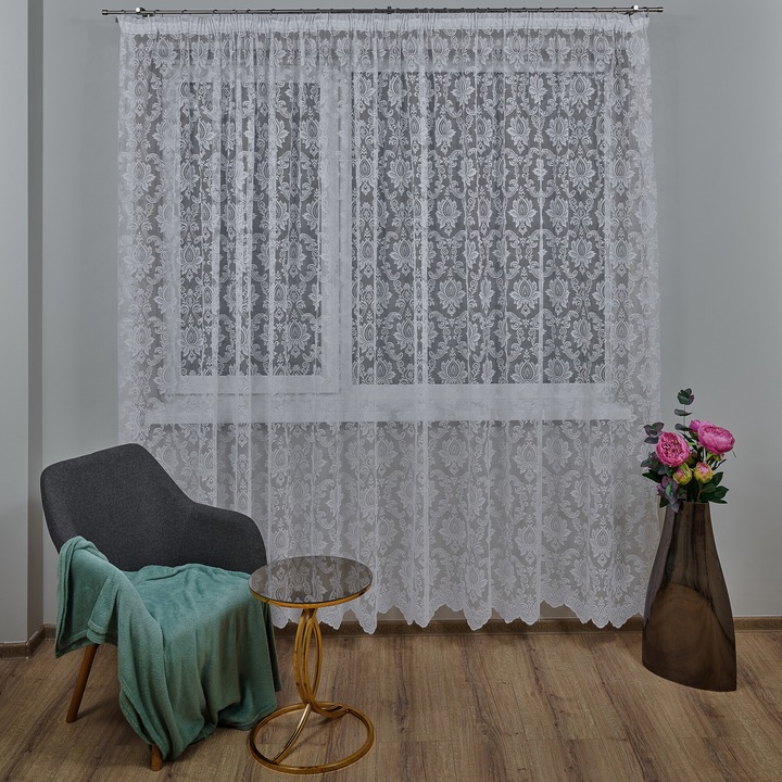 Perdea Pascani, Alba, 500x240cm