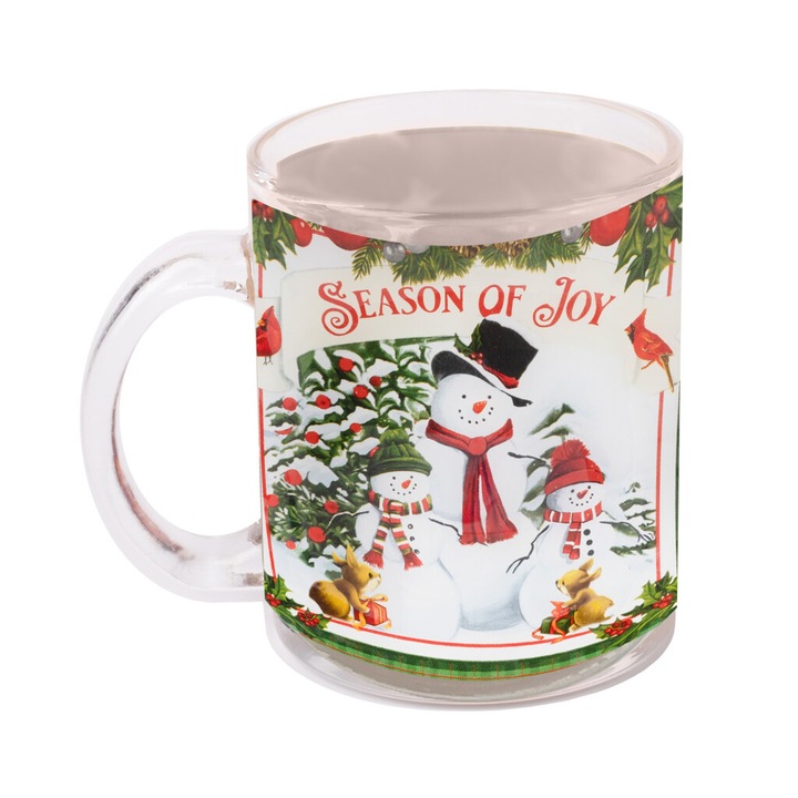 Cana din sticla, Om de zapada, 0.3l