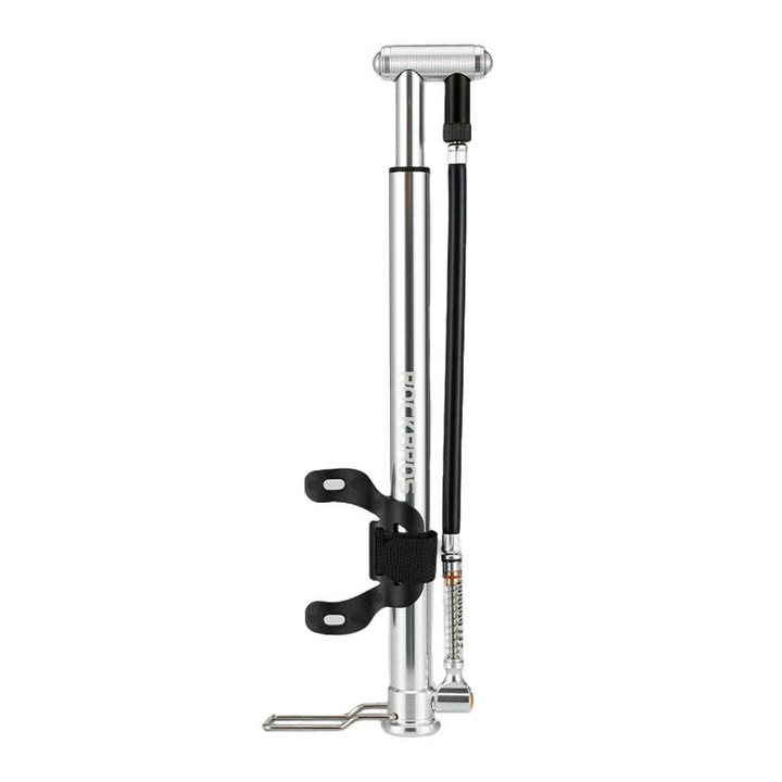 Rockbros JG-004AS kerékpárszivattyú, 160 PSI, alumínium, ezüst
