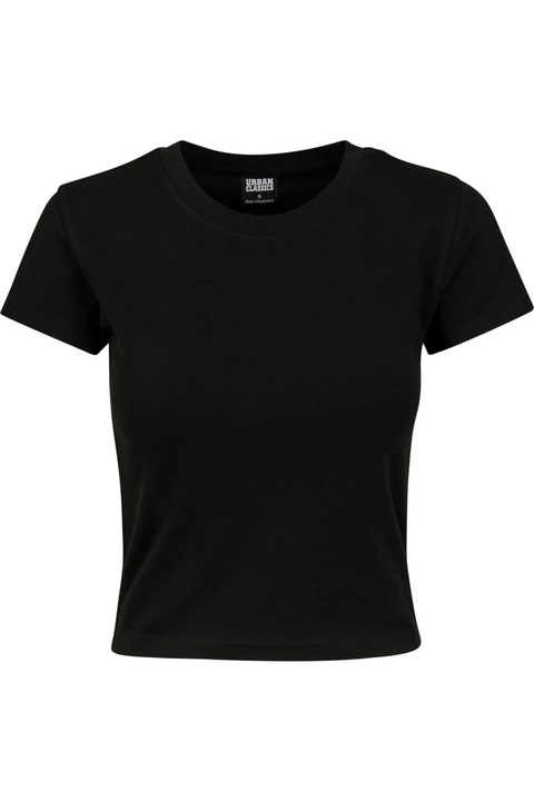 Női Urban Classics Crop póló, Fekete