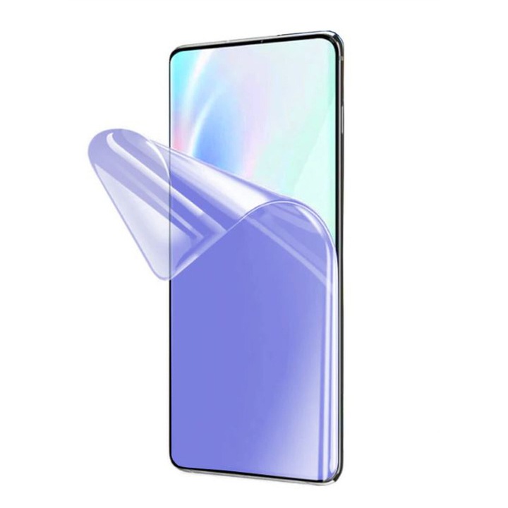 Прозрачно силиконово защитно фолио против синя светлина на цял екран за Realme P1 5G