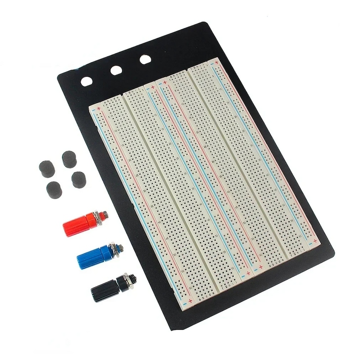Breadboard 1660 Puncte, 4 Linii Alimentare