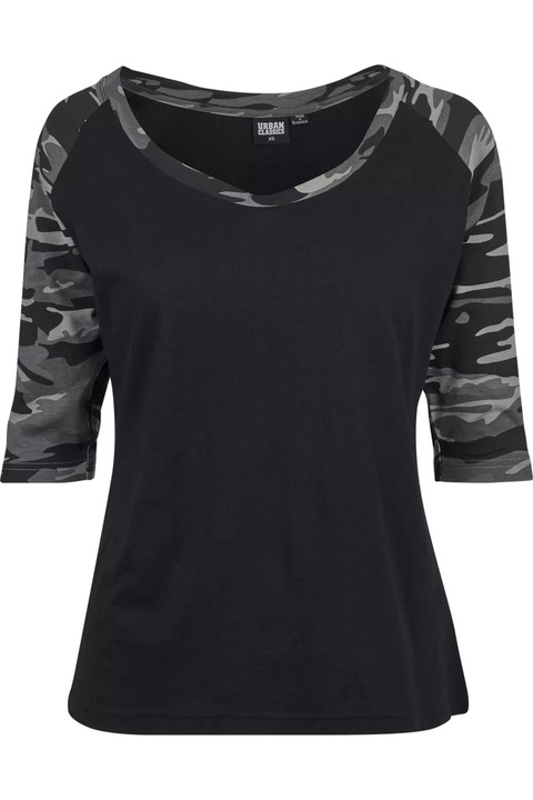TOP Urban Classics női, fekete/sötét Camo, Fekete