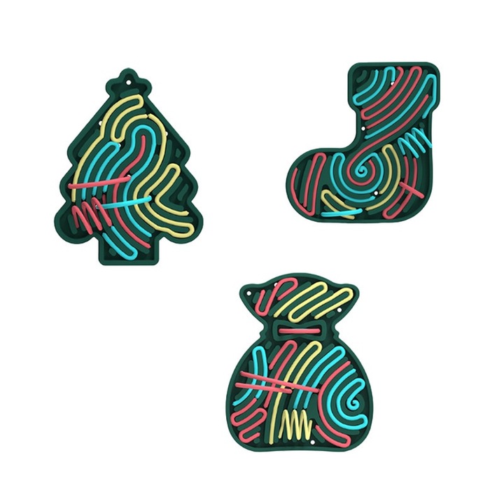 Set Jucarii Interactive, Activitate Senzationala, 20 Sfori, Multicolor, pentru Copii si Adulti, 1 An+