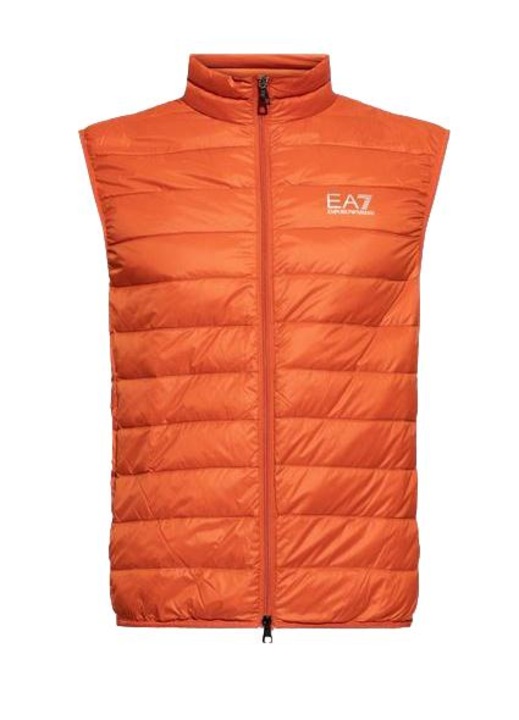 Vesta barbati 8NPQ06, Emporio Armani EA7, Poliamida, Portocaliu, 3XL INTL