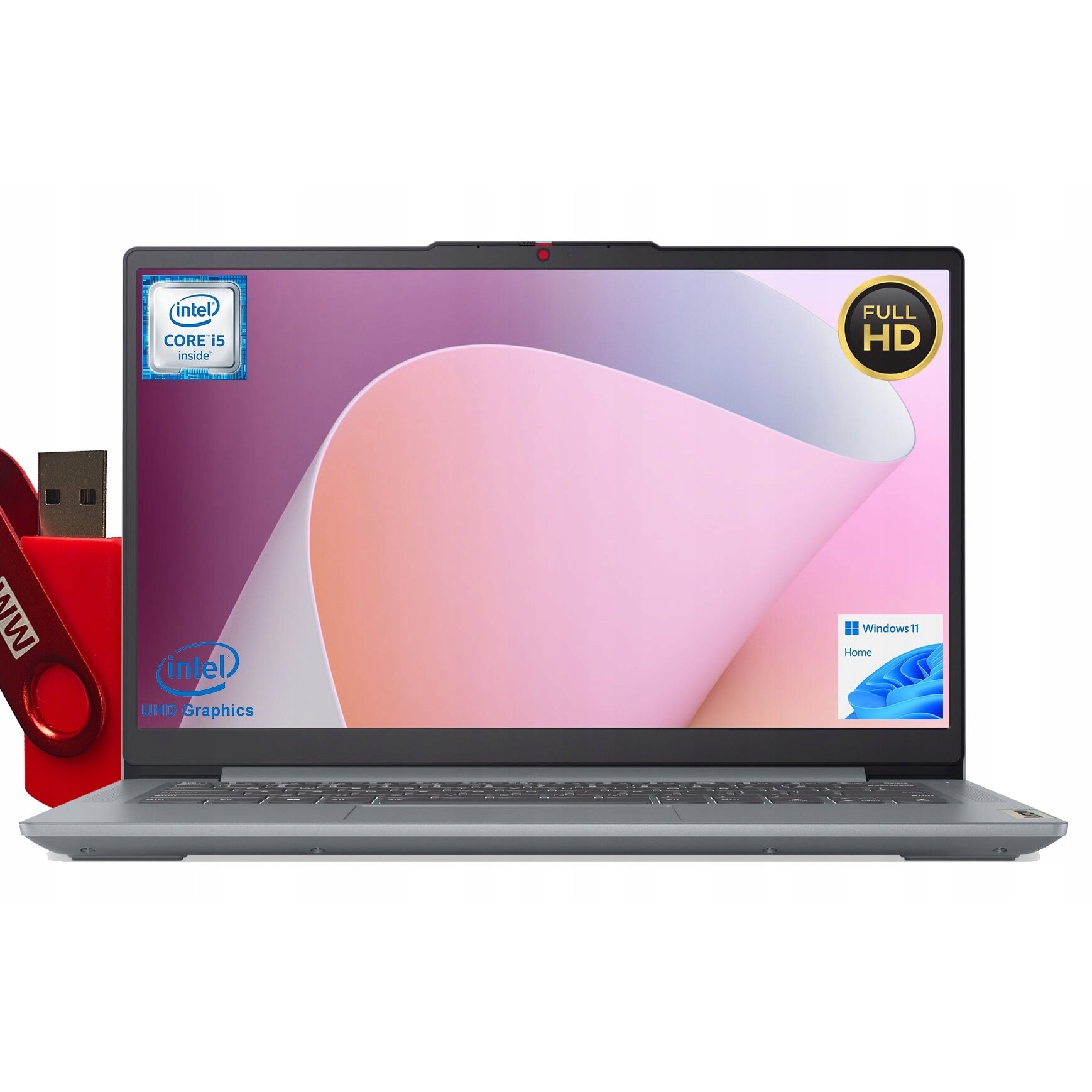 Laptop Lenovo IdeaPad Slim 3, i5-12450H, 16GB RAM, 512GB SSD, 14