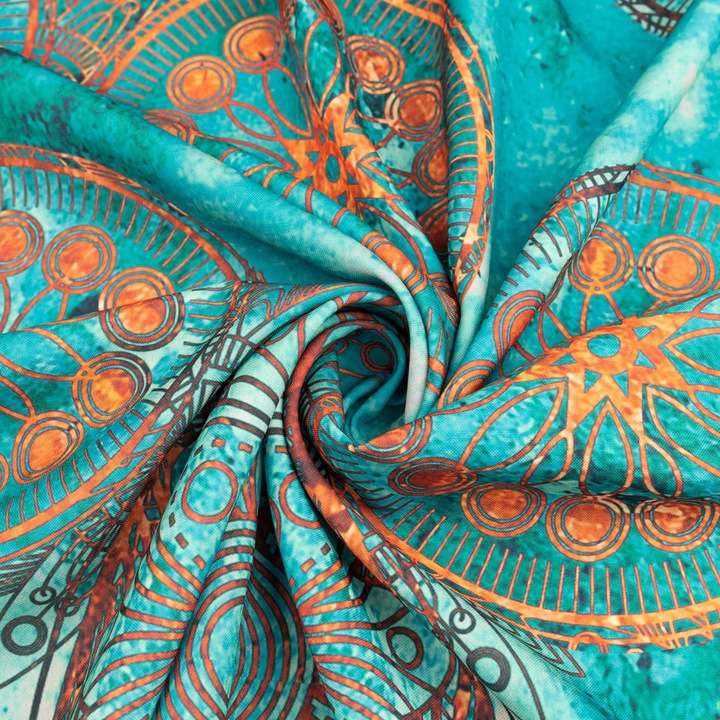 Tesatura Panama Oriental Nuante De Verde