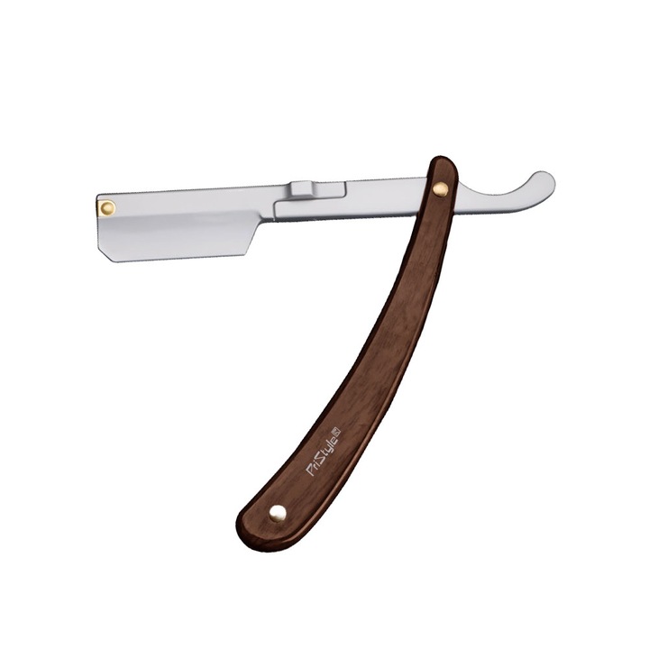 Brici Profesional din Otel Inoxidabil, cu Lama Interschimbabila Universala si Siguranta de Inchidere, PriStyle®