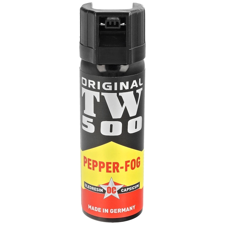 Spray Cu Piper, Hoernecke Chemische Fabrik Gmbh & Co kg, Tw 500 Spray Cu Piper 63 ml Con, Nu Necesita Permis, Raza De Actiune De 4 5 Metri, Putere 2 000 000 Shu Pe Scala Scoville, Greutate Aproximativ 70 g, Dimensiuni 117 X 35 mm