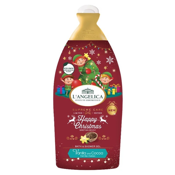 L'angelica vaniliás kakaós tusfürdő 500ml