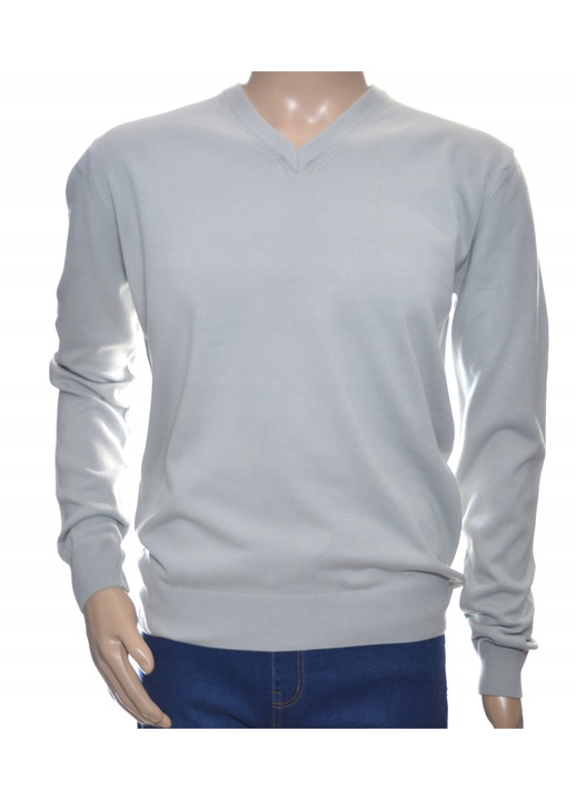 Férfi pulóver 213, kasmír, szürke