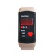 Смарт часовник Wonlex MF12-P bluetooth за ЕКГ и здравен мониторинг, розов